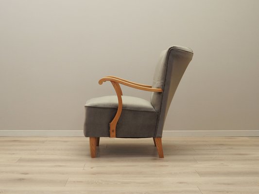 Vintage Danish Beech Armchair, 1960s-VND-1736839