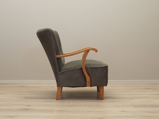 Vintage Danish Beech Armchair, 1960s-VND-1736839