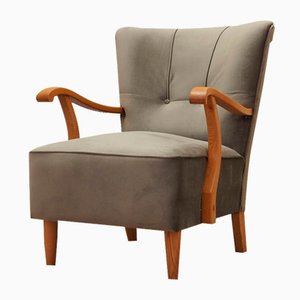 Vintage Danish Beech Armchair, 1960s-VND-1736839