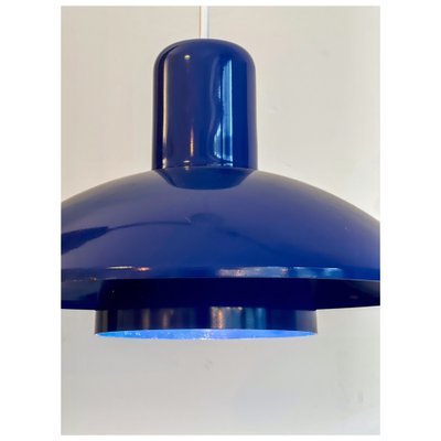 Vintage Danish Blue Pendant Lamp, 1960s-PAV-1815280