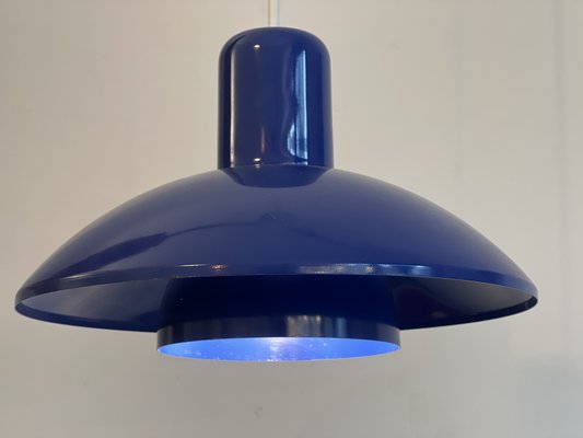 Vintage Danish Blue Pendant Lamp, 1960s-PAV-1815280