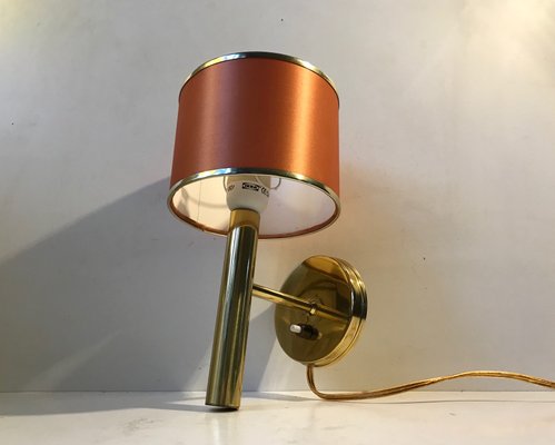 Vintage Danish Brass Sconce from Svend Mejlstrøm, 1970s-LCR-848295