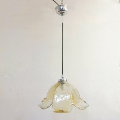 Vintage Danish Ceiling Lamp with Murano Glass Lampshade from OMI, 1980s-RGF-772229