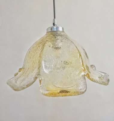 Vintage Danish Ceiling Lamp with Murano Glass Lampshade from OMI, 1980s-RGF-772229