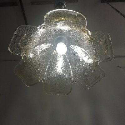 Vintage Danish Ceiling Lamp with Murano Glass Lampshade from OMI, 1980s-RGF-772229