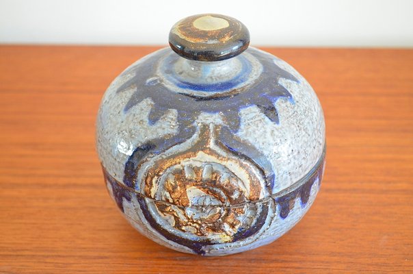 Vintage Danish Ceramic Jar by Jette Helleroe, 1970s-OV-629160