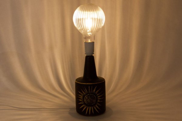 Vintage Danish Ceramic Table Lamp from Søholm, 1960s-WIX-811108