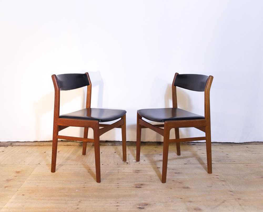 Vintage Danish Chairs from Høng Stolefabrik, Set of 2