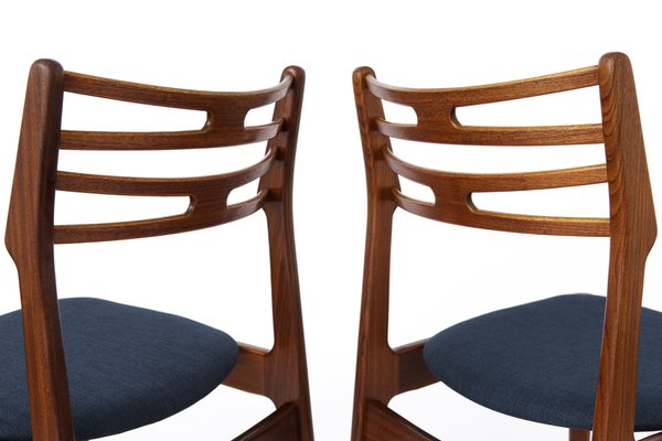 Vintage Danish Chairs in Teak by Johannes Andersen, 1960s, Set of 2-DOM-1727124