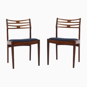 Vintage Danish Chairs in Teak by Johannes Andersen, 1960s, Set of 2-DOM-1727124