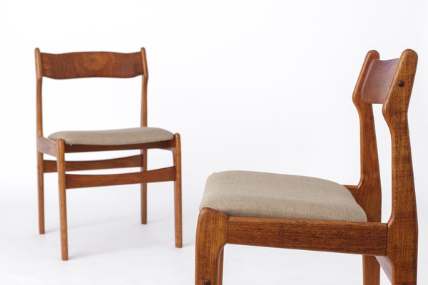 Vintage Danish Chairs in Walnut, 1960s, Set of 2-DOM-1744372