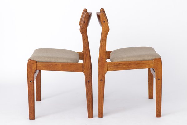 Vintage Danish Chairs in Walnut, 1960s, Set of 2-DOM-1744372