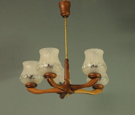 Vintage Danish Chandelier, 1950s-KDW-1821289