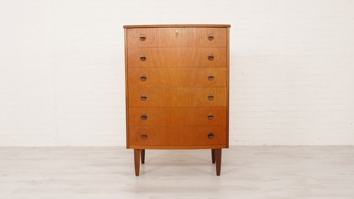 Vintage Danish Chest of 6 Drawers-HPM-1798374