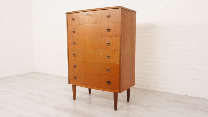 Vintage Danish Chest of 6 Drawers-HPM-1798374