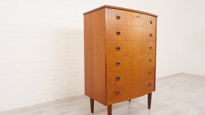 Vintage Danish Chest of 6 Drawers-HPM-1798374