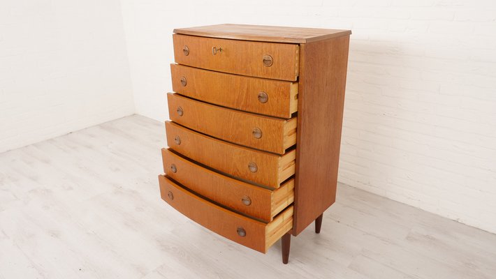 Vintage Danish Chest of 6 Drawers-HPM-1798374