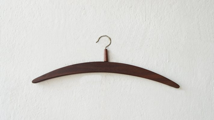 Vintage Danish Coat Hangers in Teak, 1960s, Set of 4-UMB-1374965