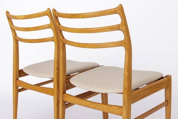 Vintage Danish Dining Chairs, 1960s, Set of 2-DOM-2040526