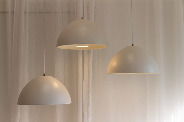 Vintage Danish Dyssen Pendant Lights by Asger BC Lys, 1980s, Set of 3-WIX-2029055