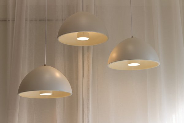 Vintage Danish Dyssen Pendant Lights by Asger BC Lys, 1980s, Set of 3-WIX-2029055