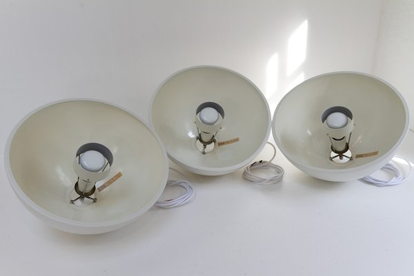 Vintage Danish Dyssen Pendant Lights by Asger BC Lys, 1980s, Set of 3-WIX-2029055