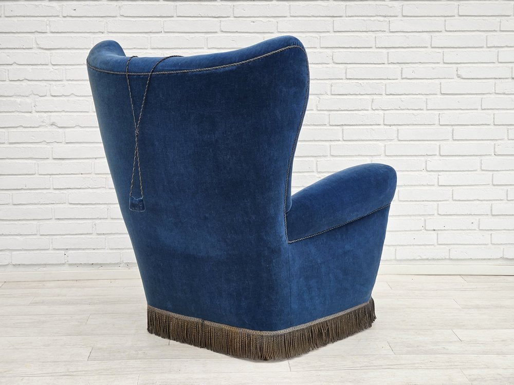 Vintage Danish Highback Relax Armchair, 1960s