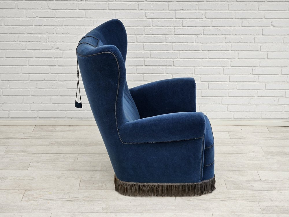 Vintage Danish Highback Relax Armchair, 1960s