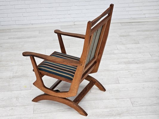 Vintage Danish Highback Rocking Chair, 1950s-TMW-1723360