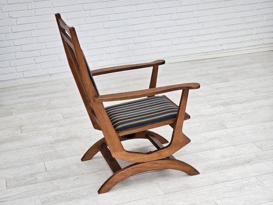 Vintage Danish Highback Rocking Chair, 1950s-TMW-1723360