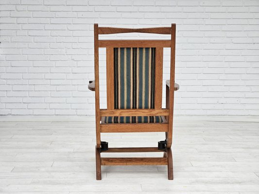 Vintage Danish Highback Rocking Chair, 1950s-TMW-1723360