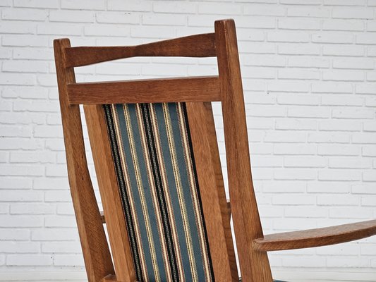 Vintage Danish Highback Rocking Chair, 1950s-TMW-1723360