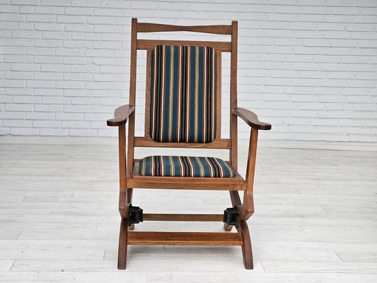 Vintage Danish Highback Rocking Chair, 1950s-TMW-1723360