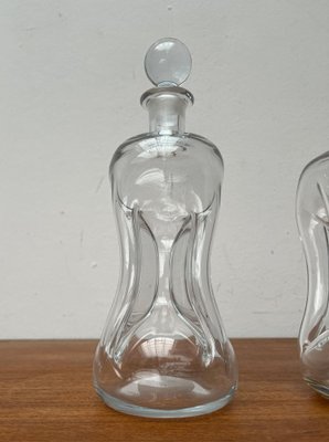 Vintage Danish Kluk Kluk Bottles in Glass from Holmegaard, 1970s, Set of 2-UAH-1768615