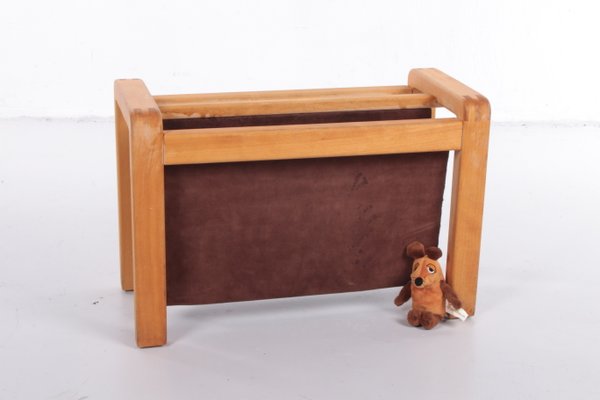 Vintage Danish Magazine Rack in Oak from Salling Stolefabrik, 1960s-EZZ-1146933