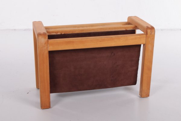 Vintage Danish Magazine Rack in Oak from Salling Stolefabrik, 1960s-EZZ-1146933