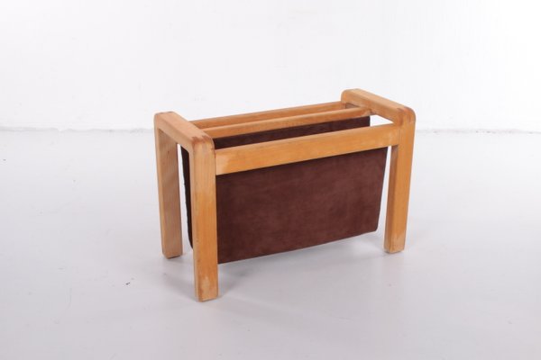 Vintage Danish Magazine Rack in Oak from Salling Stolefabrik, 1960s-EZZ-1146933