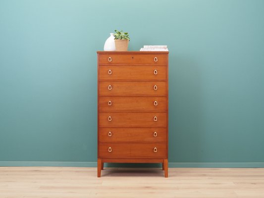 Vintage Danish Mahogany Chest of Drawers, 1970s-VND-2019871