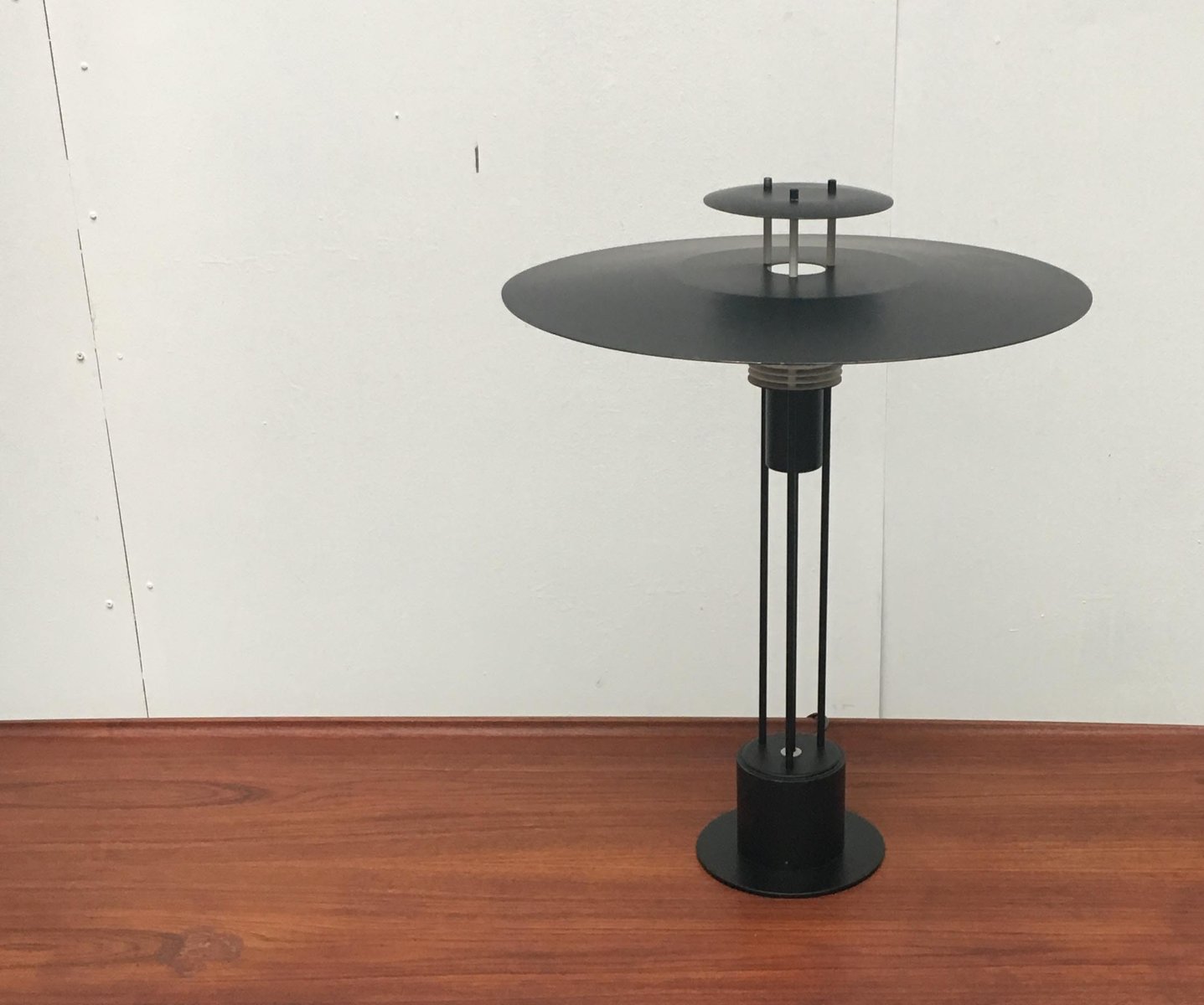 Vintage Danish Metal Table Lamp from Frandsen