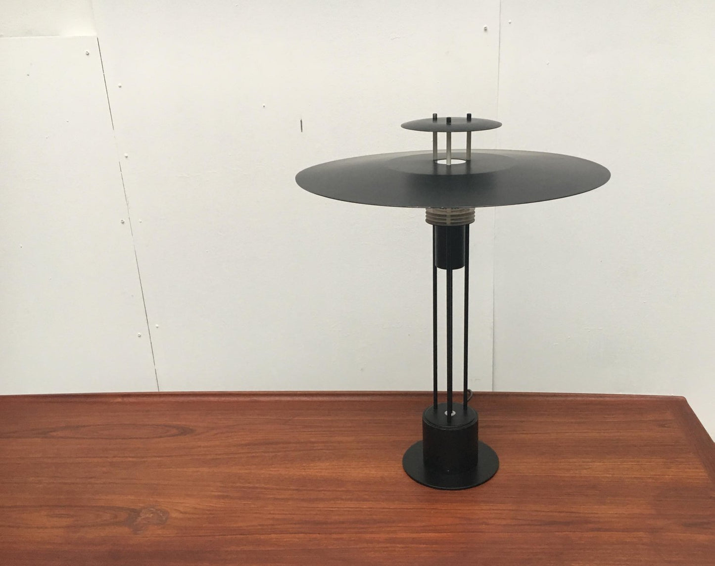 Vintage Danish Metal Table Lamp from Frandsen