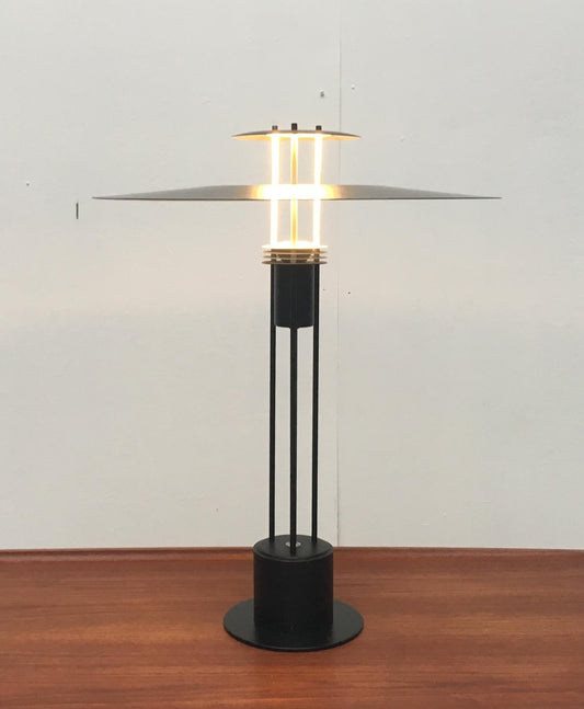 Vintage Danish Metal Table Lamp from Frandsen