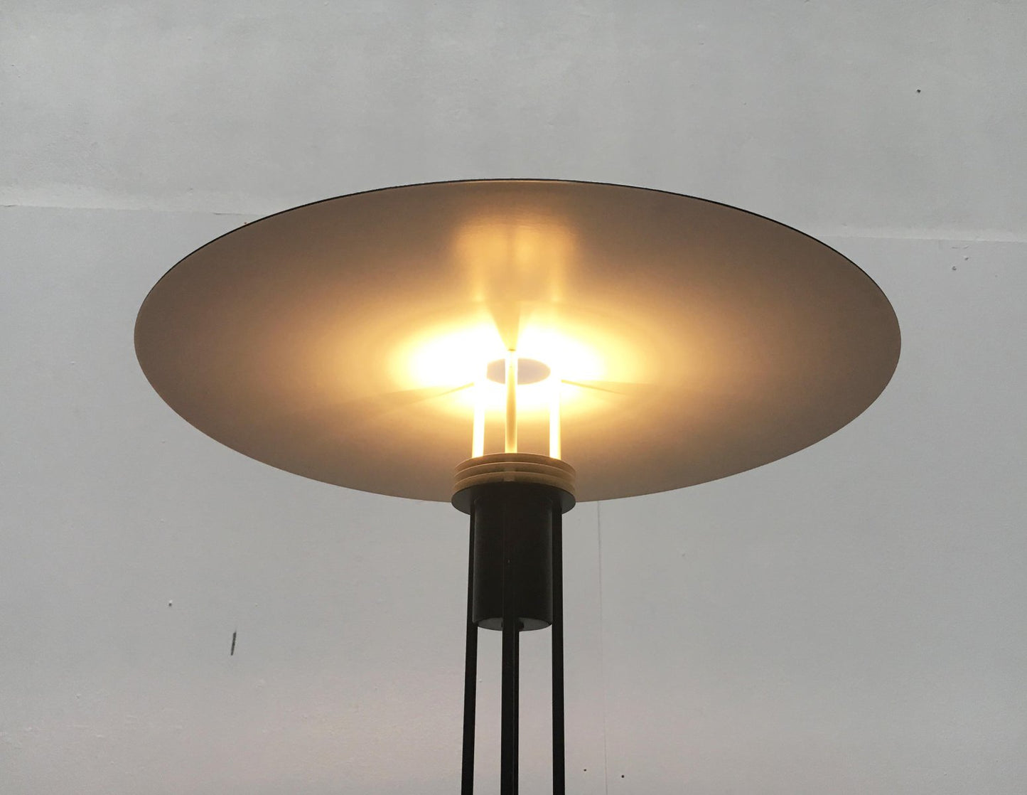 Vintage Danish Metal Table Lamp from Frandsen