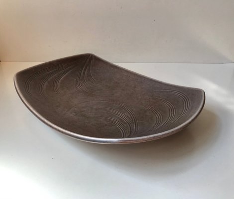 Vintage Danish Oblong Ceramic Dish from Lehmann Keramik, 1970s-LCR-725936