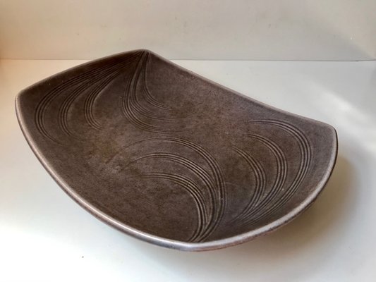 Vintage Danish Oblong Ceramic Dish from Lehmann Keramik, 1970s-LCR-725936