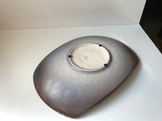 Vintage Danish Oblong Ceramic Dish from Lehmann Keramik, 1970s-LCR-725936