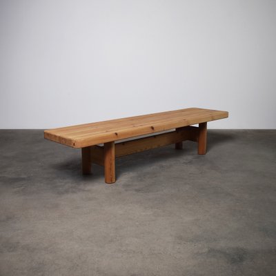 Vintage Danish Pine Bench from Architects Fris & Moltke Nielsen, 1978-FPZ-1749656