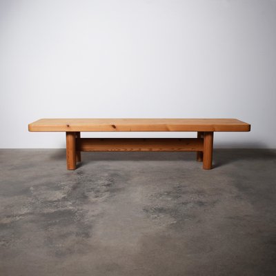 Vintage Danish Pine Bench from Architects Fris & Moltke Nielsen, 1978-FPZ-1749656