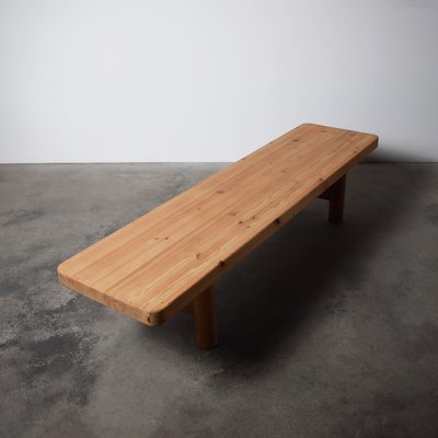 Vintage Danish Pine Bench from Architects Fris & Moltke Nielsen, 1978-FPZ-1749656