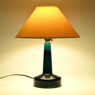 Vintage Danish Pottery Table Lamp by J. Holstein, 1960s-IXK-1806385