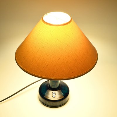 Vintage Danish Pottery Table Lamp by J. Holstein, 1960s-IXK-1806385